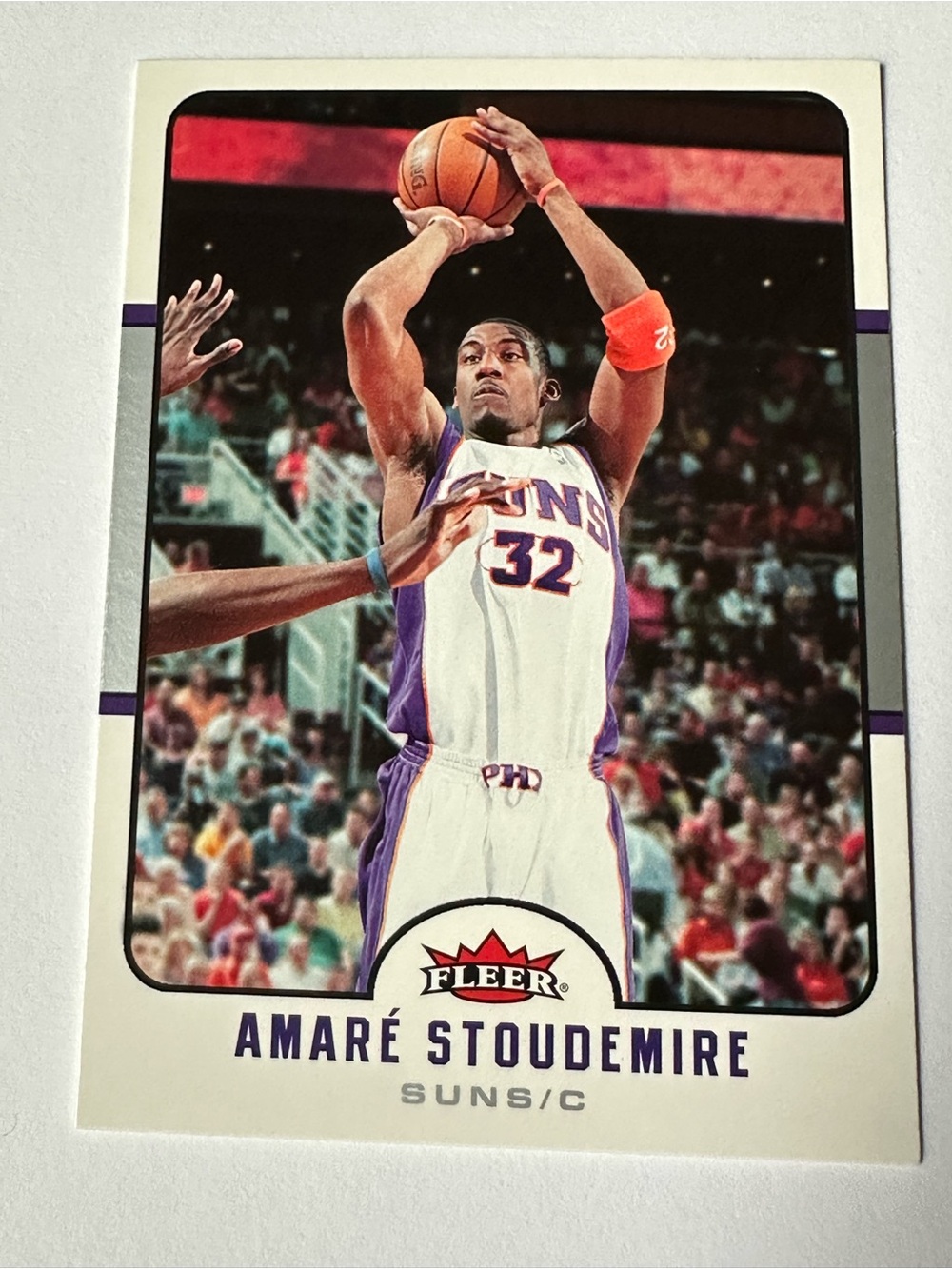 Fleer Trading Card - Purple & White Basketball Rookie Card